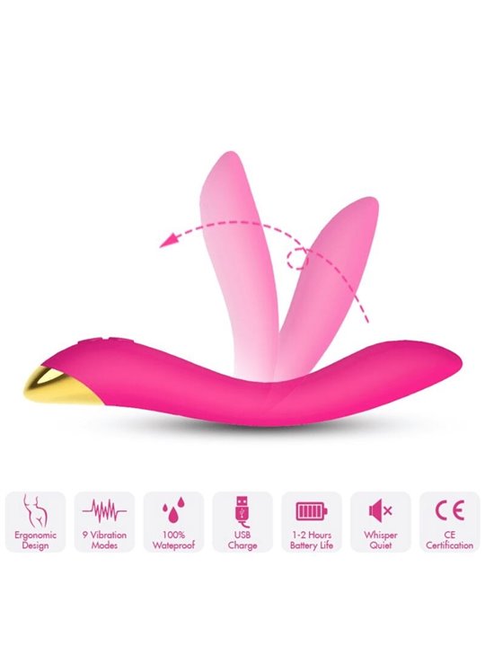 Armony Flamingo - Vibratore Multiposizione Fucsia