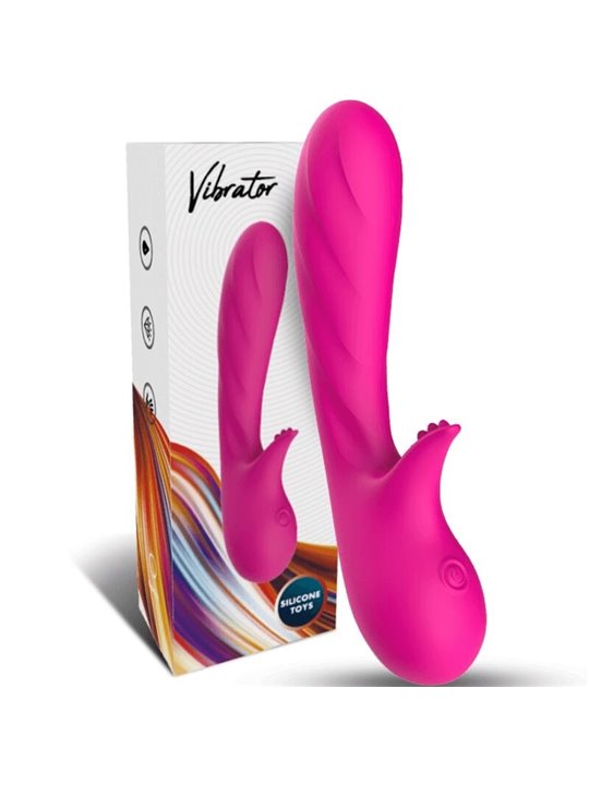 Armony - Romance Vibrator with Stimulator Fuchsia