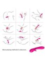 Armony - Romance Vibrator with Stimulator Fuchsia