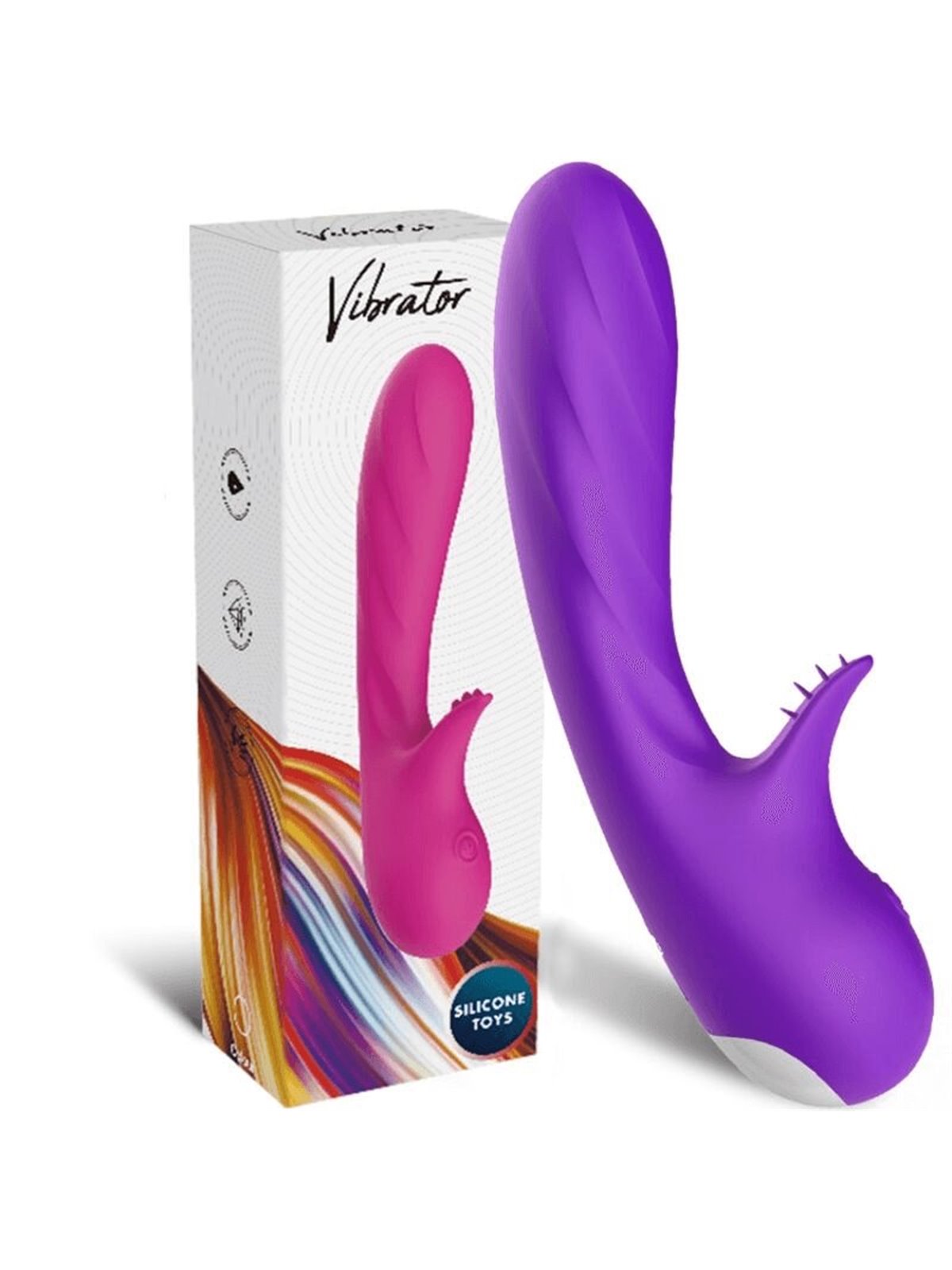 Armony - Romance Vibrator with Stimulator Purple