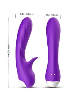Armony - Romance Vibrator with Stimulator Purple