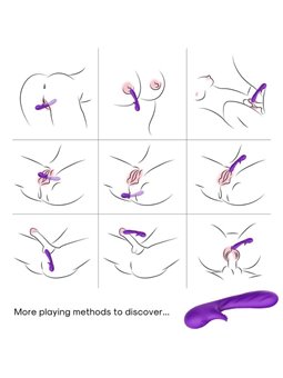 Armony Romance - Vibratore con Stimolatore Viola