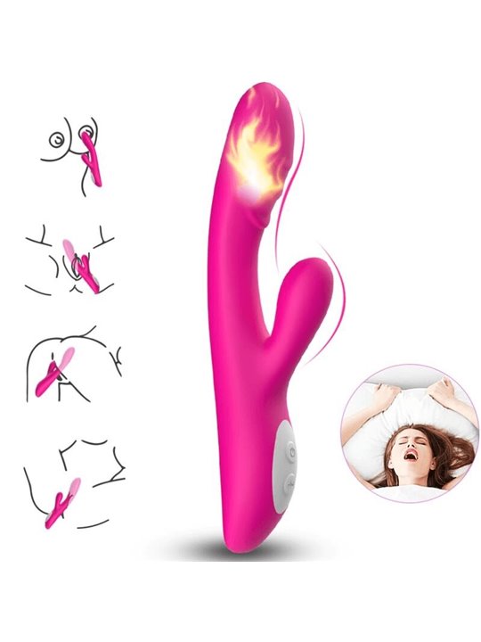 Armony Spark - Vibratore Intimo con Effetto Calore Fucsia