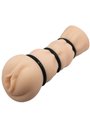 Crazy Bull - Masturbatore Maschile Vagina Realistica con Anelli 16 CM
