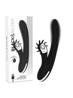 Black&Silver- Bunny Johnny Vibrating Vibe
