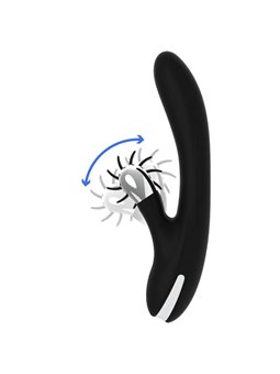 Black&Silver- Bunny Johnny Vibrating Vibe