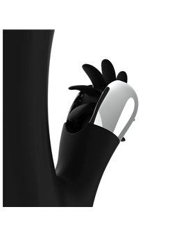 Black&Silver- Bunny Johnny Vibrating Vibe