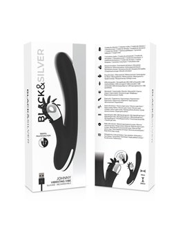 Black&Silver- Bunny Johnny Vibrating Vibe