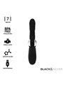 Black&Silver Reed - Vibratore Rabbit con Rotella e Funzione Su e Giù - Nero
