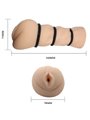 Crazy Bull - Masturbatore Maschile Vagina Realistica con Anelli 16 CM