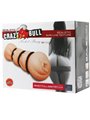 Crazy Bull - Masturbatore Maschile Vagina Realistica con Anelli 16 CM
