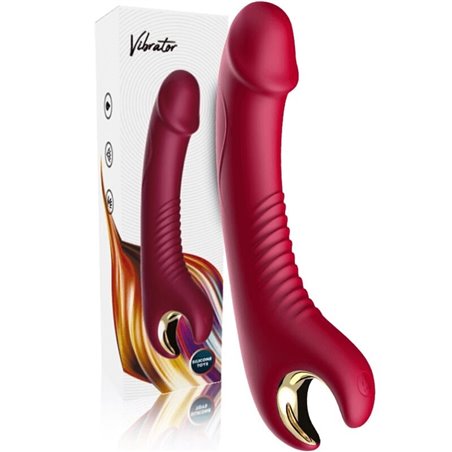 Armony Prince - Dildo Vibratore Rotatore Rosso