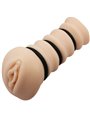 Crazy Bull - Masturbatore Maschile Vagina Realistica con Anelli 14 CM
