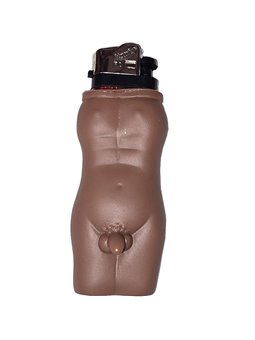 Diablo Picante - Naked Mulatto Male Body Lighter