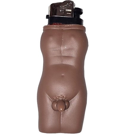 Diablo Picante - Naked Mulatto Male Body Lighter
