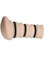 Crazy Bull - Masturbatore Maschile Vagina Realistica con Anelli 14 CM