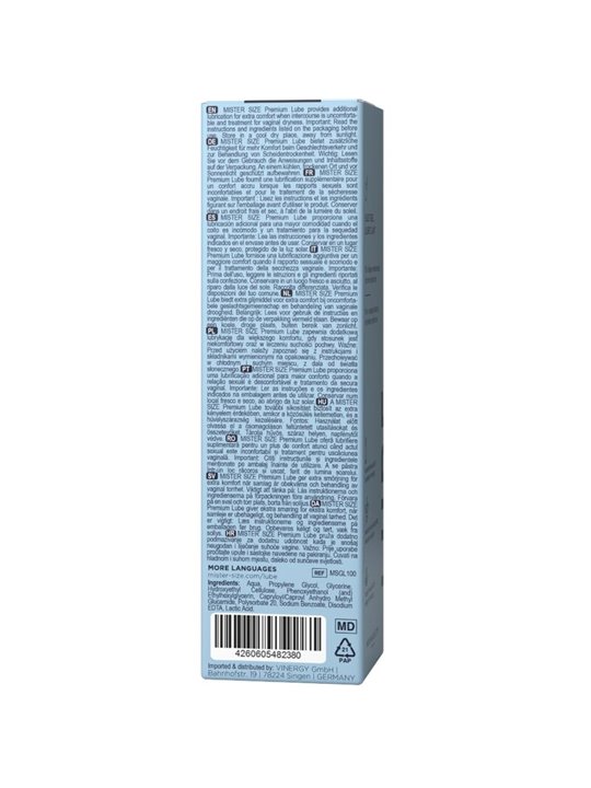 Mister Size Premium Lube - Intimate Water-Based Lubricant 100 ML