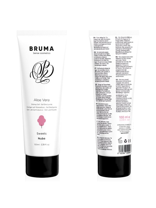 Bruma - Intimate Lubricant with Aloe Vera Aroma Sweets Nube 100 ML