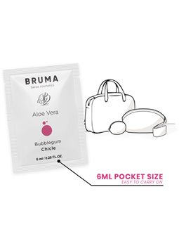 Bruma - Lubrificante Intimo con Aloe Vera Aroma Bubblegum Chicle 6 ML