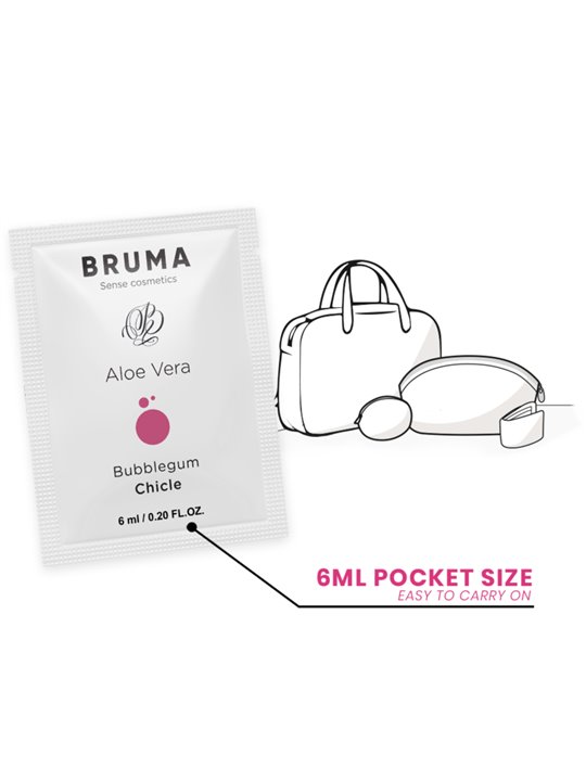 Bruma - Intimate Lubricant with Aloe Vera Aroma Bubblegum Chicle 6 ML