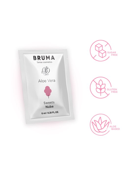 Bruma - Intimate Lubricant with Aloe Vera Aroma Sweets Nube 6 ML