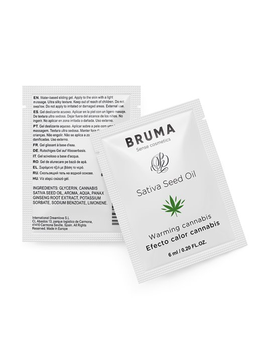Bruma - Lubrificante Intimo Effetto Calore Aroma Cannabis 6 ML