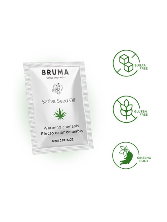 Bruma - Lubrificante Intimo Effetto Calore Aroma Cannabis 6 ML