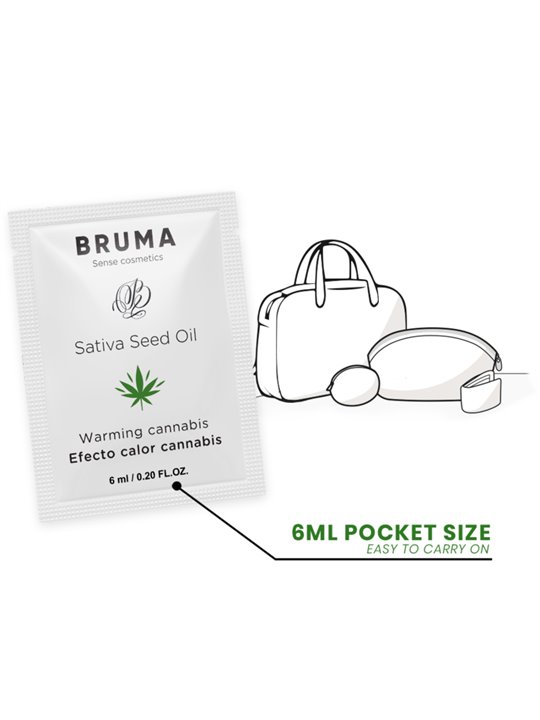Bruma - Lubrificante Intimo Effetto Calore Aroma Cannabis 6 ML