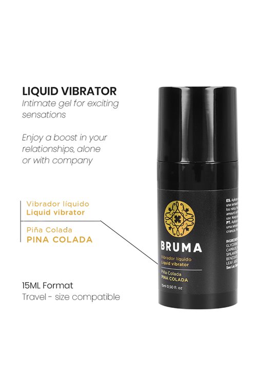 Bruma - Ultra Flowing Liquid Vibrator Aroma Piña Colada 15 ML