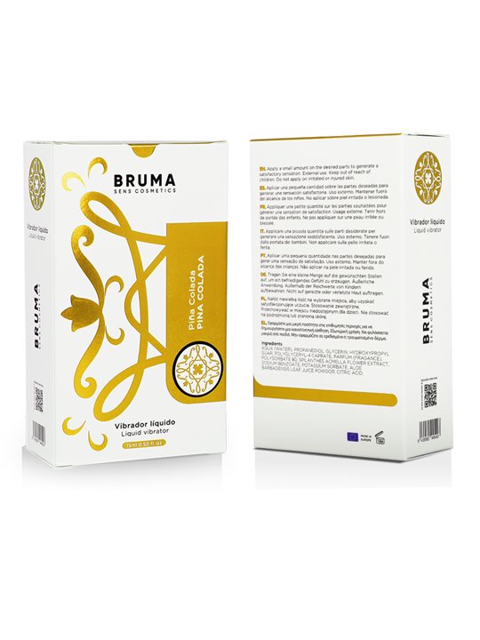 Bruma - Vibratore Liquido Ultra Scorrevole Aroma Piña Colada 15 ML