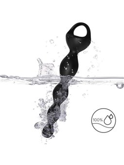 Armony Finger - Vibratore e Plug Anale in Silicone Nero