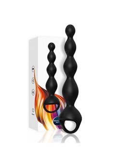 Armony Finger - Vibratore e Plug Anale in Silicone Nero