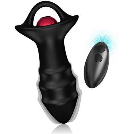 Armony Kylin - Black Silicone Finger Anal Vibrator with Remote Control