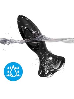 Armony - Vibratore Plug Anale in Silicone Nero con Telecomando Mod 1
