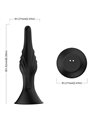 Armony - Vibratore Plug Anale in Silicone Nero con Telecomando Mod 2