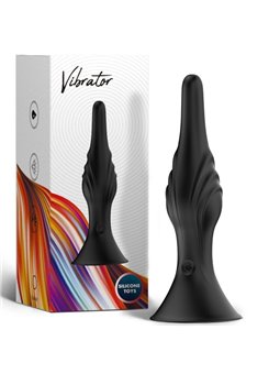 Armony - Vibratore Plug Anale in Silicone Nero con Telecomando Mod 2