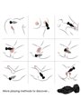 Armony - Black Silicone Anal Plug Vibrator with Remote Control Mod 3
