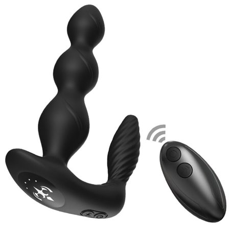Armony Manfun - Vibratore e Stimolatore Anale Nero con Telecomando