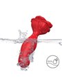 Armony - Vibratore Plug Anale a Forma di Rosa con Telecomando Rosso
