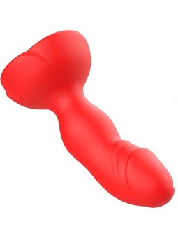 Armony Bloom - Red Silicone Anal Vibrator with Remote Control