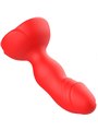 Armony Bloom - Vibratore Anale in Silicone Rosso con Telecomando