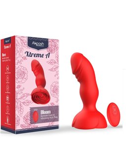 Armony Bloom - Vibratore Anale in Silicone Rosso con Telecomando
