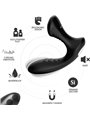 Armony Storm - Black Vibrator Prostatic Anal Plug with Remote Control