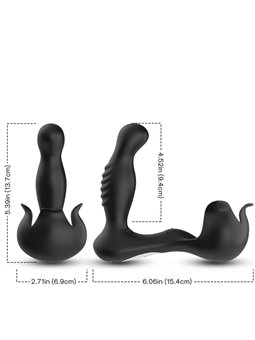 Armony Surround - Vibratore Prostatico Plug Anale Nero con Telecomando