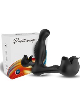 Armony Surround - Vibratore Prostatico Plug Anale Nero con Telecomando