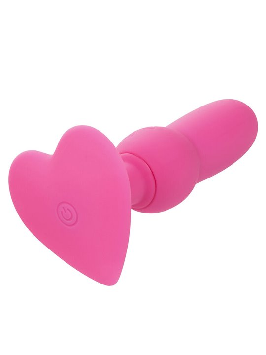 Calexotics First Time - Plug Anale in Silicone Rosa 10 Vibrazioni