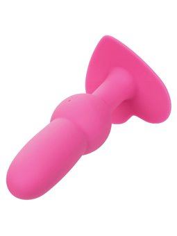 Calexotics First Time - Plug Anale in Silicone Rosa 10 Vibrazioni