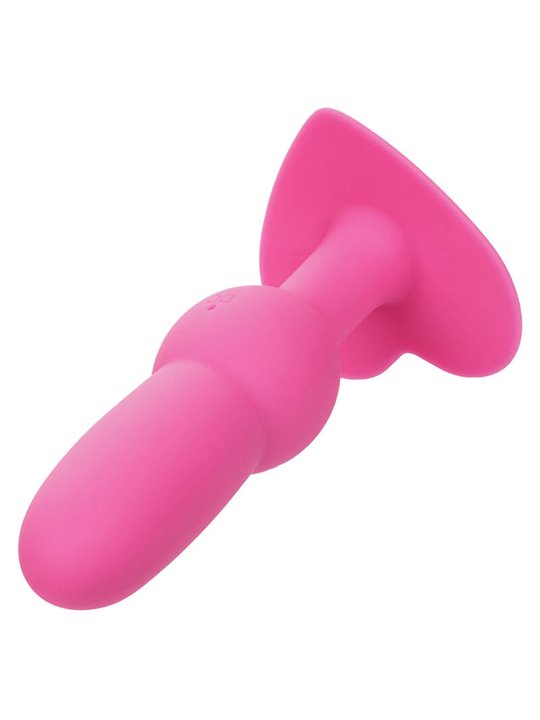 Calexotics First Time - Plug Anale in Silicone Rosa 10 Vibrazioni