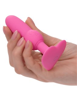 Calexotics First Time - Plug Anale in Silicone Rosa 10 Vibrazioni
