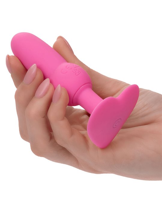Calexotics First Time - Pink Silicone Anal Plug 10 Vibrations
